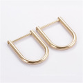 Manufacturers Direct Supply For Quality Handbags Hardware Accessories Metal Zinc Alloy U-Buckle